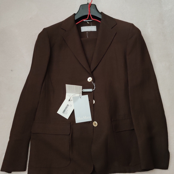 MaxMara Dark Brown Jacket - Picture 2 of 12